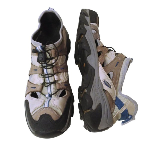 Cabela's Ventilated Hiking Shoe Men-8.5M Summer Heavy Duty Active Outdoor Taupe - Picture 1 of 12